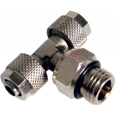 Adapter T-Razdjelnik G1/8" na 8/6mm, srebrni
